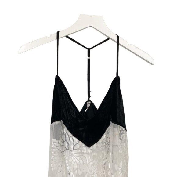 Intimately Free People Velvet Contrast Dress - Picture 2 of 10